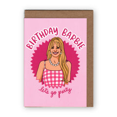 "Birthday Barbie Let's go party" Brittany Paige - Card