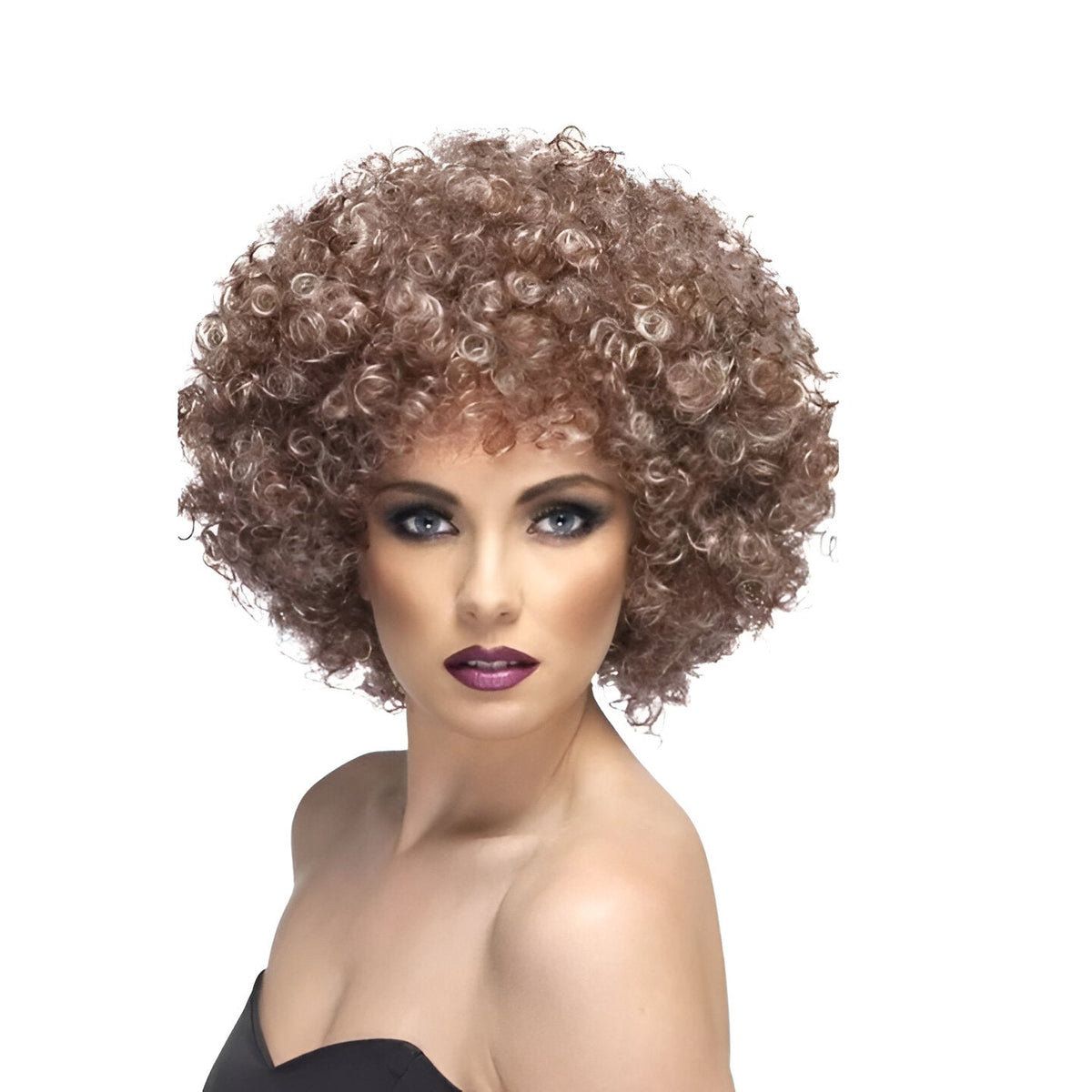 Afro Wig - Natural Brown (Adult)