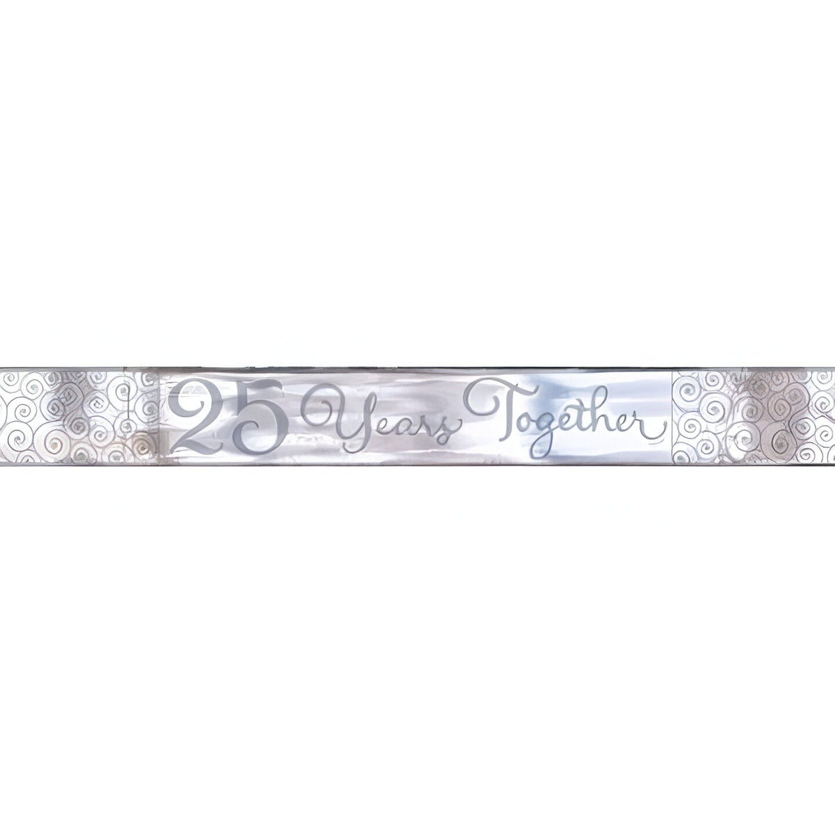 25th Anniversary Foil Party Banner - 15ft.
