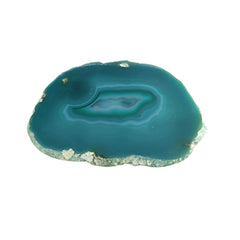 Agate Slice 3-4" - Green