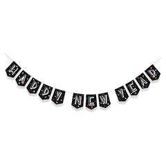 "Happy New Year Banner" - Neon Dots 8ft.