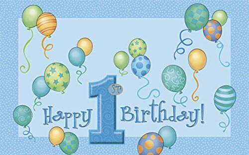 1st Birthday - Blue High Chair Kit