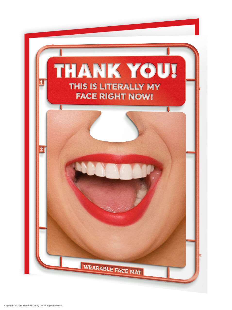 'Use This If You Don't Like Your Presents' Face Mat Card