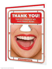 'Use This If You Don't Like Your Presents' Face Mat Card