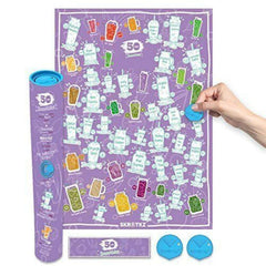 50 Smoothies Scratch Poster