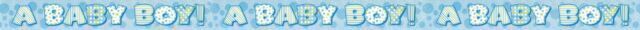 "A Baby Boy!" Shower Banner - 12ft